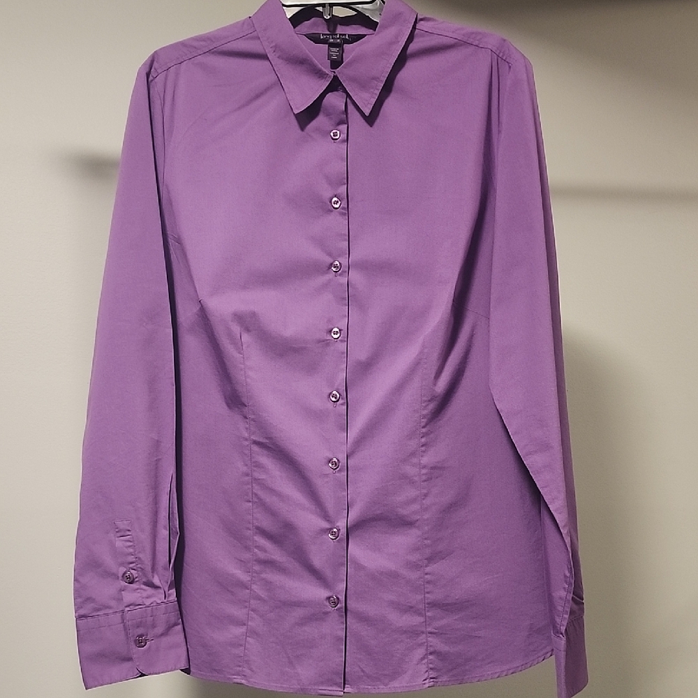 Long Tall Sally Lavender Blouse
